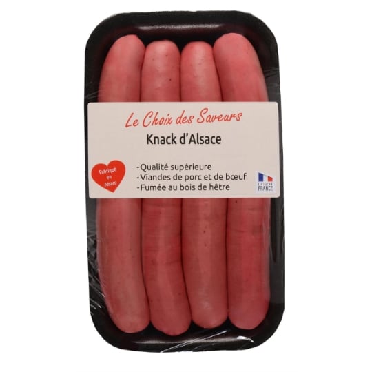Veritable Knacks D'Alsace Superieure METZGER MULLER