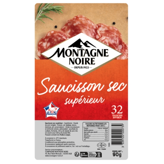 Saucisson Sec Supérieur MONTAGNE NOIRE