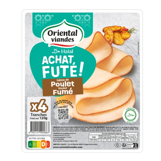 Délice de Poulet Saveur Fumé Halal ORIENTAL VIANDES