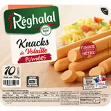 Saucisses halal volaille REGHALAL