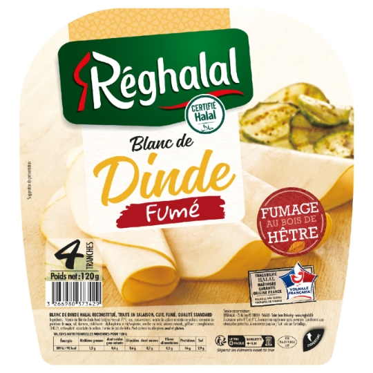 Blanc de dinde halal fumé REGHALAL