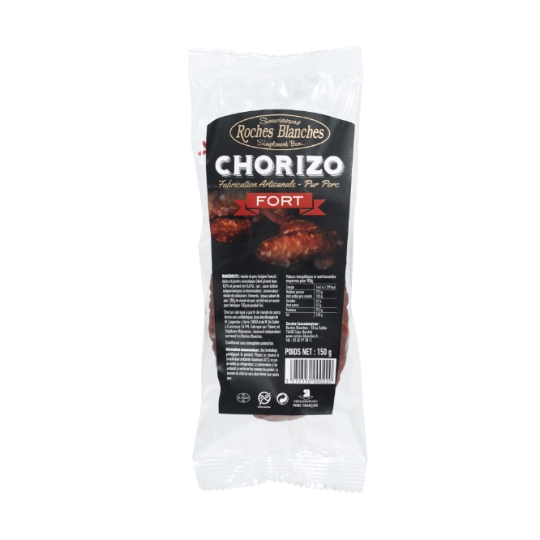 Chorizo Pur Porc Fabrication Artisanale Fort ROCHES BLANCHES