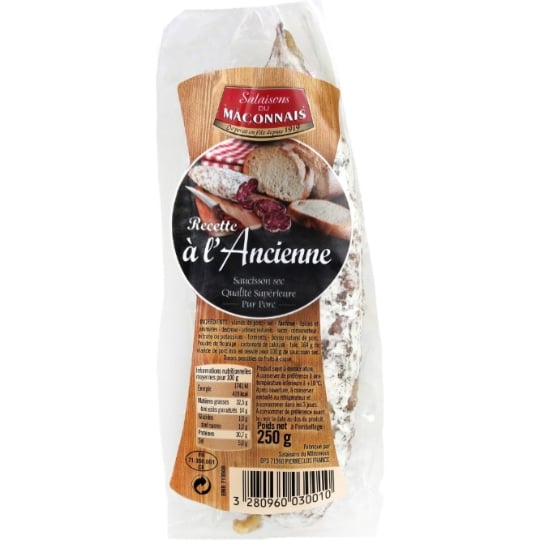 Saucisson Sec à l'Ancienne SALAISONS DU MACONNAIS