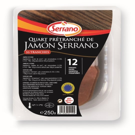Jambon Serrano Prétranché SERRANO