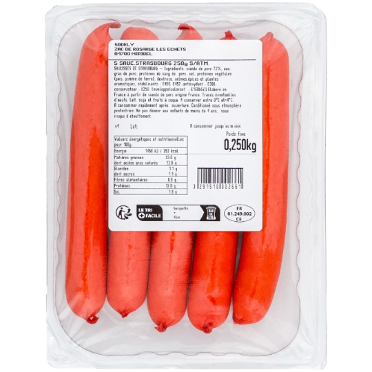Saucisse de Strasbourg STEMMELEN