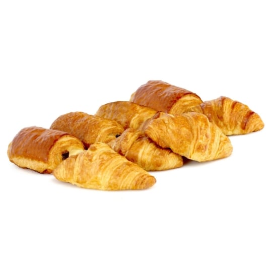 Assortiment Viennoiseries : 4 croissants et 4 Pains au Chocolat Pur Beurre AOP