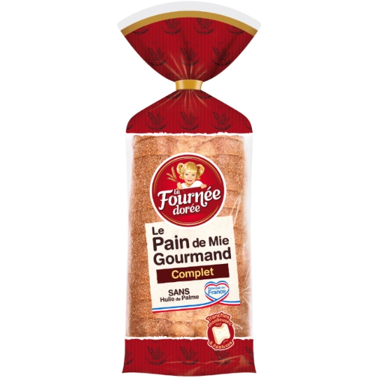 Pain De Mie Complet Epaix et Moelleux LA FOURNEE FOREE