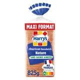 Pain de mie American sandwich nature sans sucres ajoutés maxi format sans additifs HARRYS