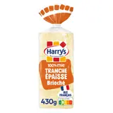 Pain de mie 100% Mie brioché tranches épaisses sans croûte sans additifs HARRYS