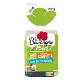 Pain de mie Complet Bio Sans Croûte LA BOULANGERE