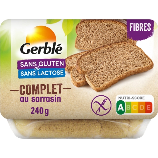 Pain Complet Sarrasin Sans Gluten GERBLE