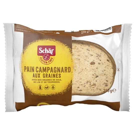 Pain campagnard sans gluten SCHAR