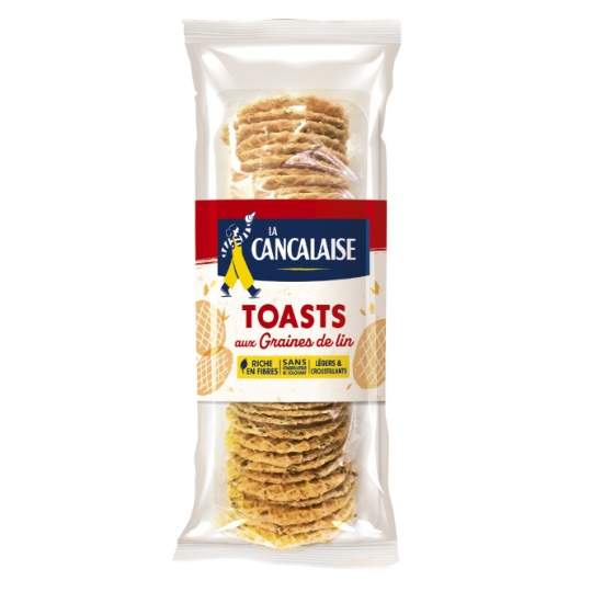 Toasts aux Graines de Lin LA CANCALAISE