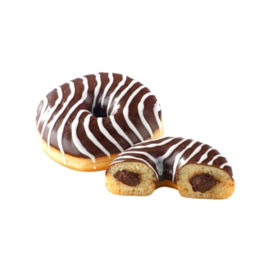 Donuts Zébré Fourré au Cacao