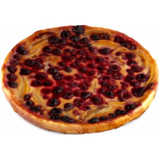 Tarte Pêche et Framboise
