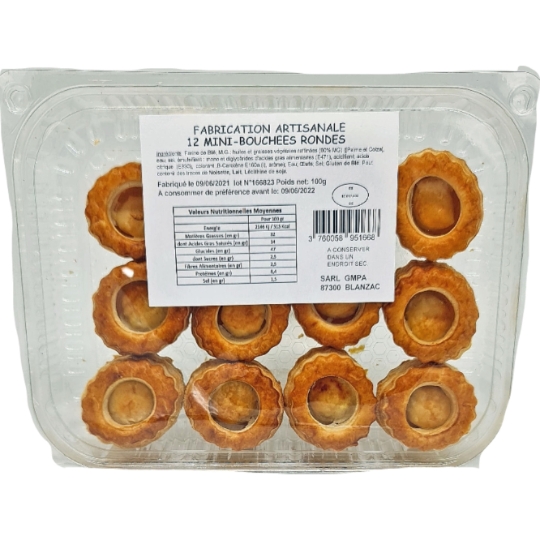 Mini-Bouchées Rondes GMPA
