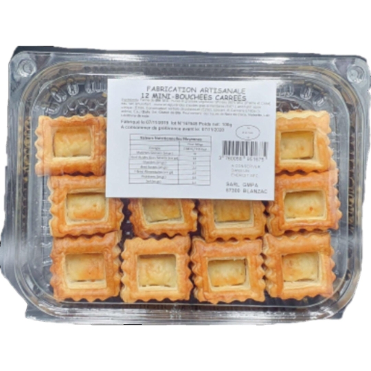 Mini-Bouchées Carrées GMPA