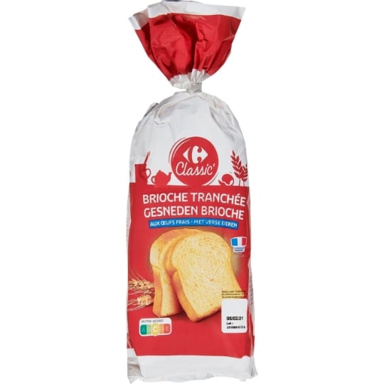 Brioche tranchée CARREFOUR CLASSIC'