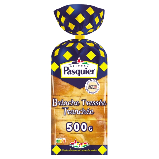 Brioche tressée tranchée PASQUIER