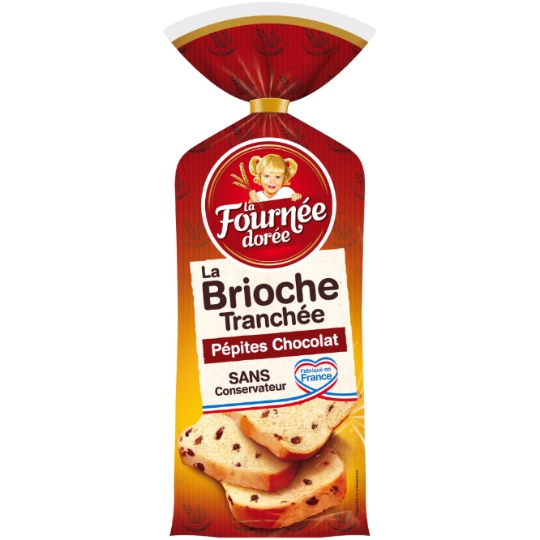 Brioche Tranchée Aux Pépites De Chocolat LA FOURNEE FOREE