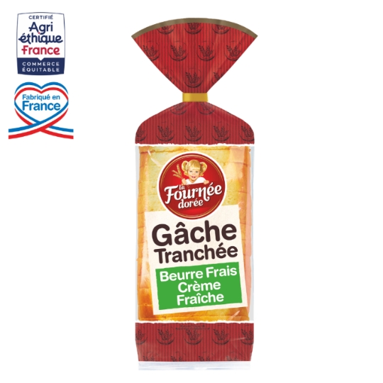 Gâche Tranchée Au Beurre Frais LA FOURNEE FOREE