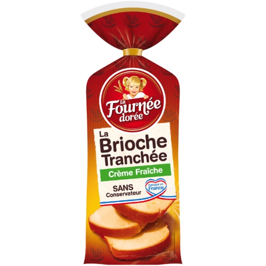 Brioche Tranchée A La CrèmeFraiche LA FOURNEE FOREE