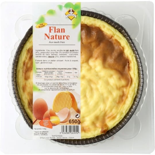 Flan aux Oeufs Frais Pur Beurre TARTEFRAIS