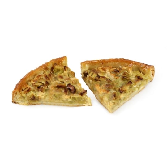 Tarte Vergeoise à la Rubarbe