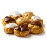Assortiment de Choux Chocolat Café et Vanille