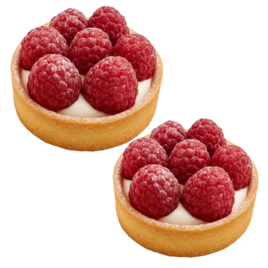 Tartelettes aux Framboises Fraîches
