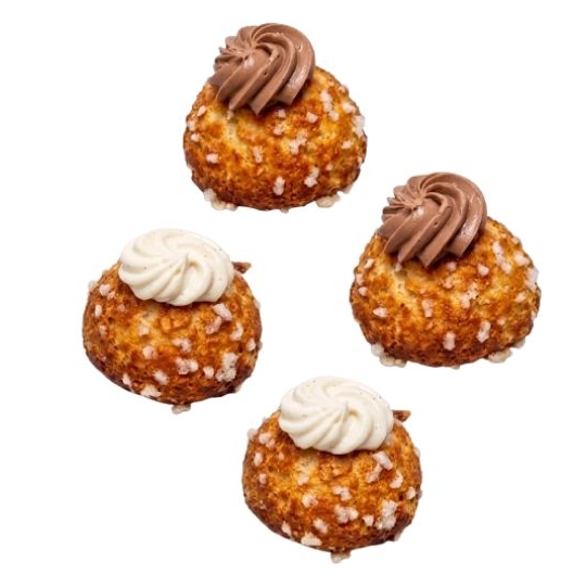 Choux à la Vanille et au Chocolat