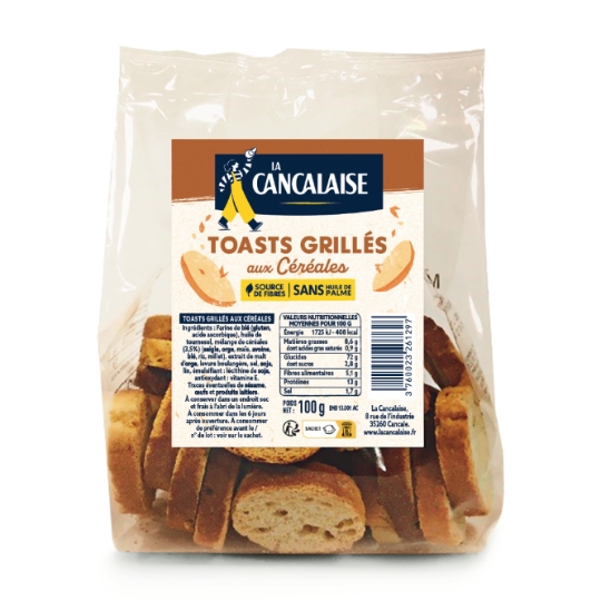 Toasts Grillés aux Céréales LA CANCALAISE
