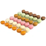 Assortiment de Macarons avec Présentoir Sapin