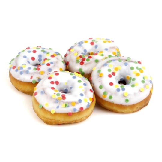 Mini Donuts Nappage Blanc