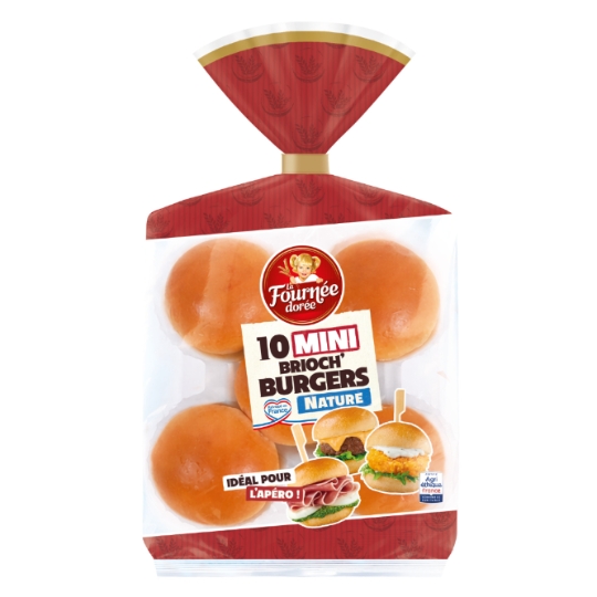 Mini Pains Burger Briochés LA FOURNEE DOREE