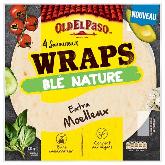 Wraps de blé nature OLD EL PASO