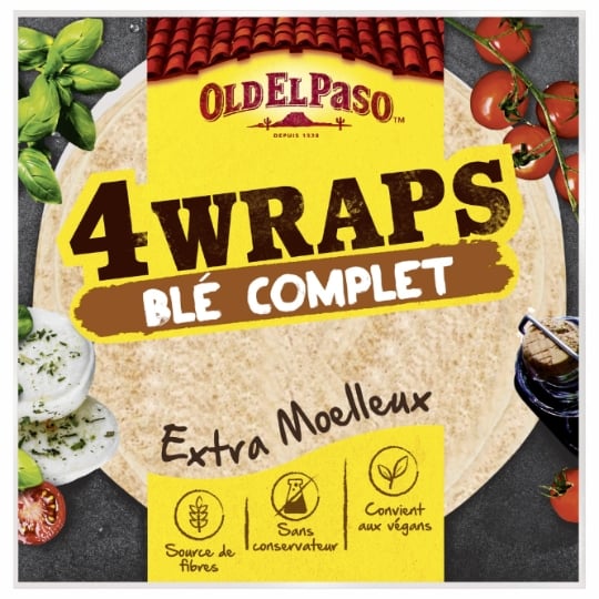 Wraps de blé complet  OLD EL PASO