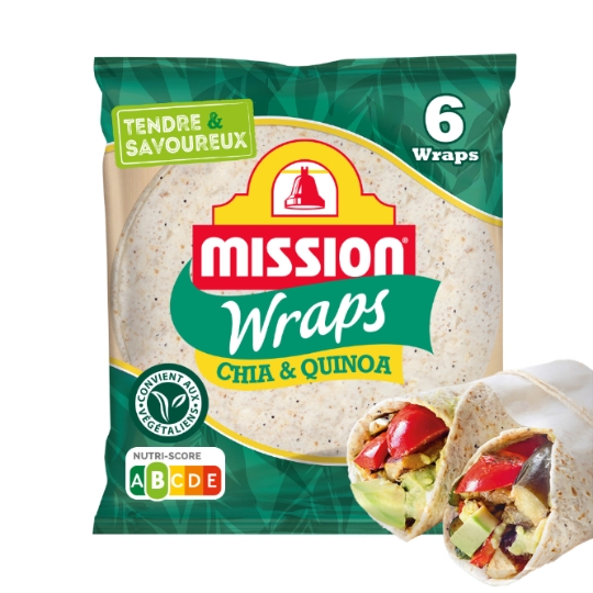 Wraps Quinoa Chia MISSION