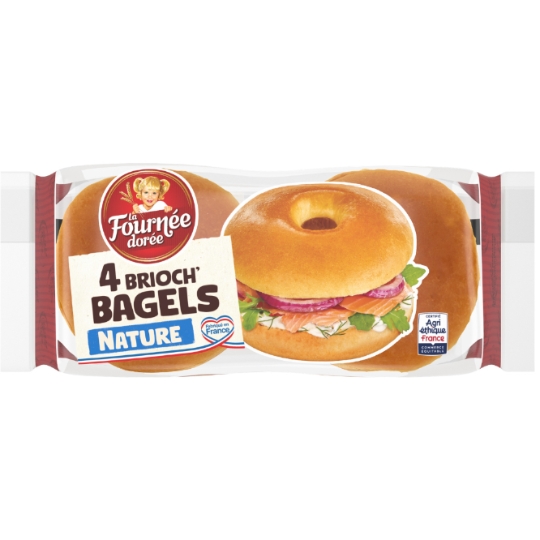 Pain Bagel Brioché LA FOURNEE FOREE