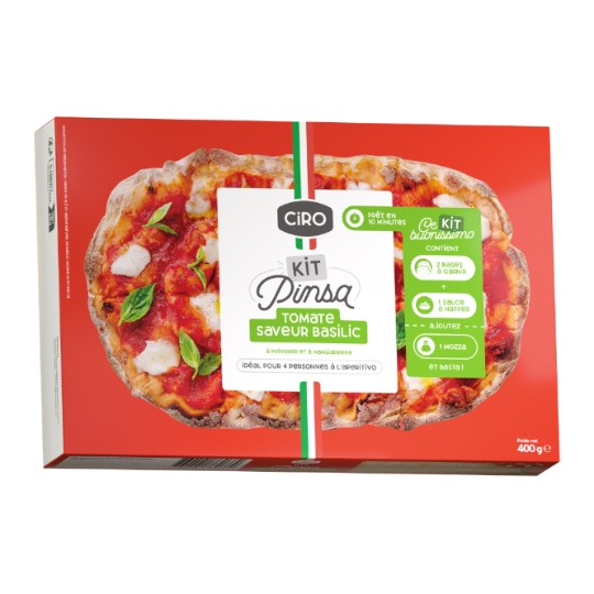 Kit Pinsa Sauce Basilic avec Huile d'Olive Extra Vierge CIRO