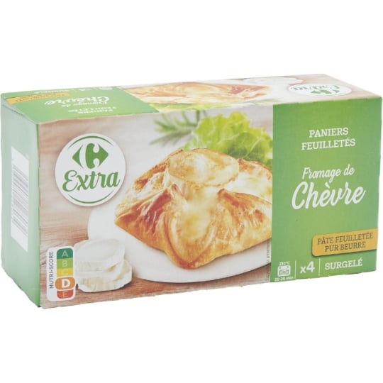 Feuilletés Paniers Chèvre CARREFOUR EXTRA