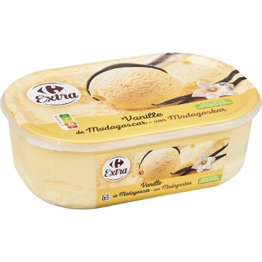 Glace en Bac Vanille CARREFOUR EXTRA