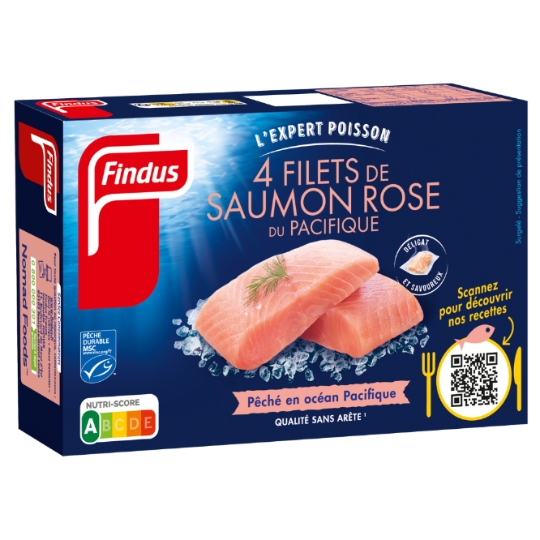 Filet de Saumon Rose du Pacifique MSC FINDUS