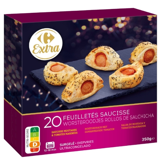 Mini Feuilletés Saucisses CARREFOUR EXTRA
