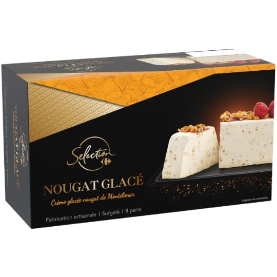 Dessert Glacé nougat CARREFOUR SELECTION
