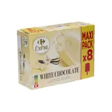 Glaces Bâtonnets Vanille Chocolat Blanc CARREFOUR EXTRA
