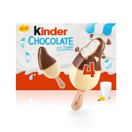 Glaces Bâtonnets Lait Chocolat KINDER