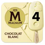 Glaces Bâtonnets Vanille Chocolat Blanc MAGNUM