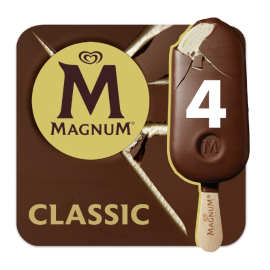 Glaces Bâtonnets Vanille Chocolat Classic MAGNUM