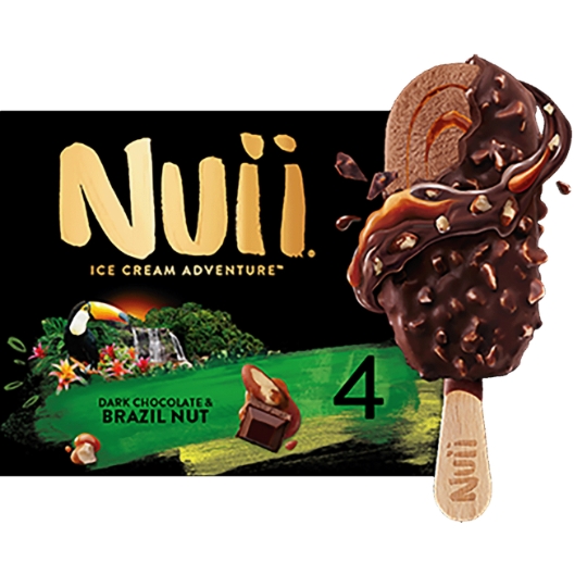 Glaces Bâtonnets Chocolat Noix du Brésil NUII